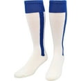 thumbnail image 1 of TCK 2-N-1 Premium Knee High Stirrup Socks - Royal White, 1 of 2