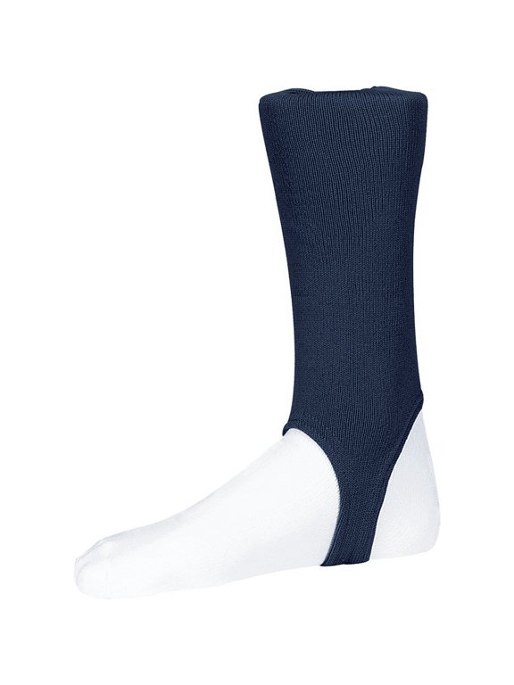 TCK Sports 4 Inch Solid Color Stirrup Socks | Classic Uniform Stirrups for Youth & Adult Baseball, Fastpitch & Softball - Navy, Large