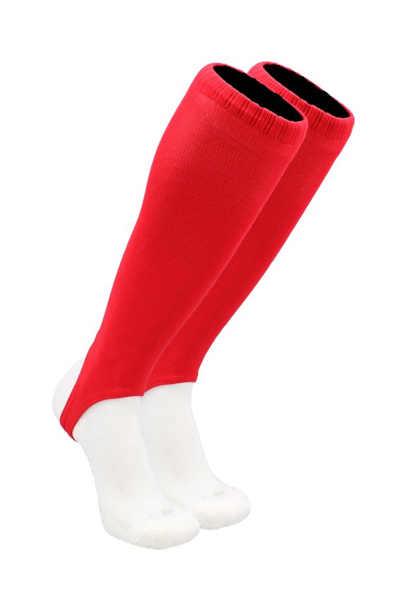 TCK 4 Inch Solid Baseball Stirrups (Scarlet, Large)