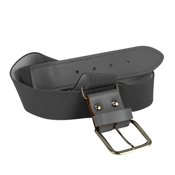 TCK Youth Baseball & Softball Belt – Adjustable – Graphite (Dark Grey), Youth