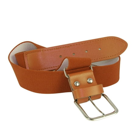 TCK Adult Baseball & Softball Belt – Adjustable Elastic – Texas Orange / Burnt Orange, Adult