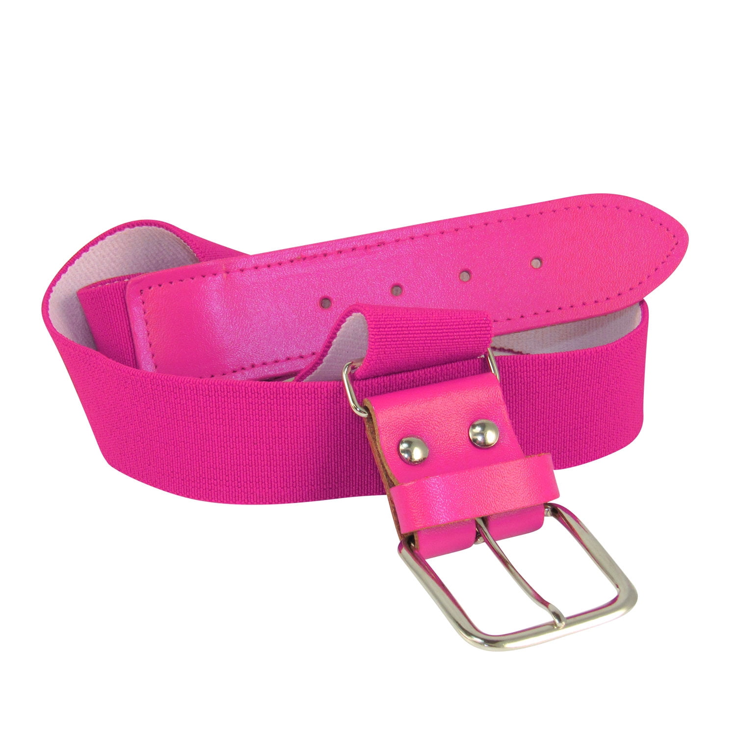 TCK Adjustable Elastic Baseball Belts Hot Pink