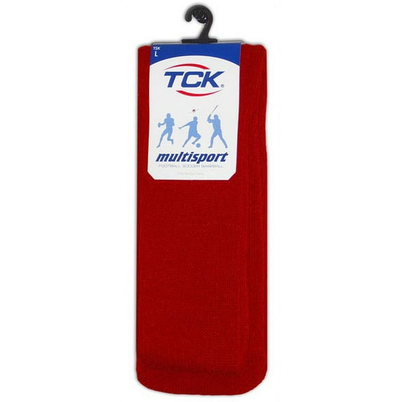 TCK All Sport Polyester Knee High Tube Socks - Scarlet