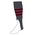 thumbnail image 1 of TCK Baseball Stirrups Large (300D, 7in) Graphite, Red, Black, 1 of 3
