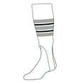 thumbnail image 1 of TCK Baseball Stirrups Large (300F, 7in) White, Grey, Black, 1 of 1