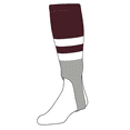 thumbnail image 1 of TCK Baseball Stirrups Large (300G, 5in) Maroon, White, Grey, 1 of 3