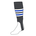 thumbnail image 1 of TCK Baseball Stirrups Large (300I, 5in) Graphite, White, AF Blue, 1 of 1