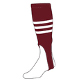 thumbnail image 1 of TCK Baseball Stirrups Medium (200B, 7in) Cardinal, White, 1 of 3