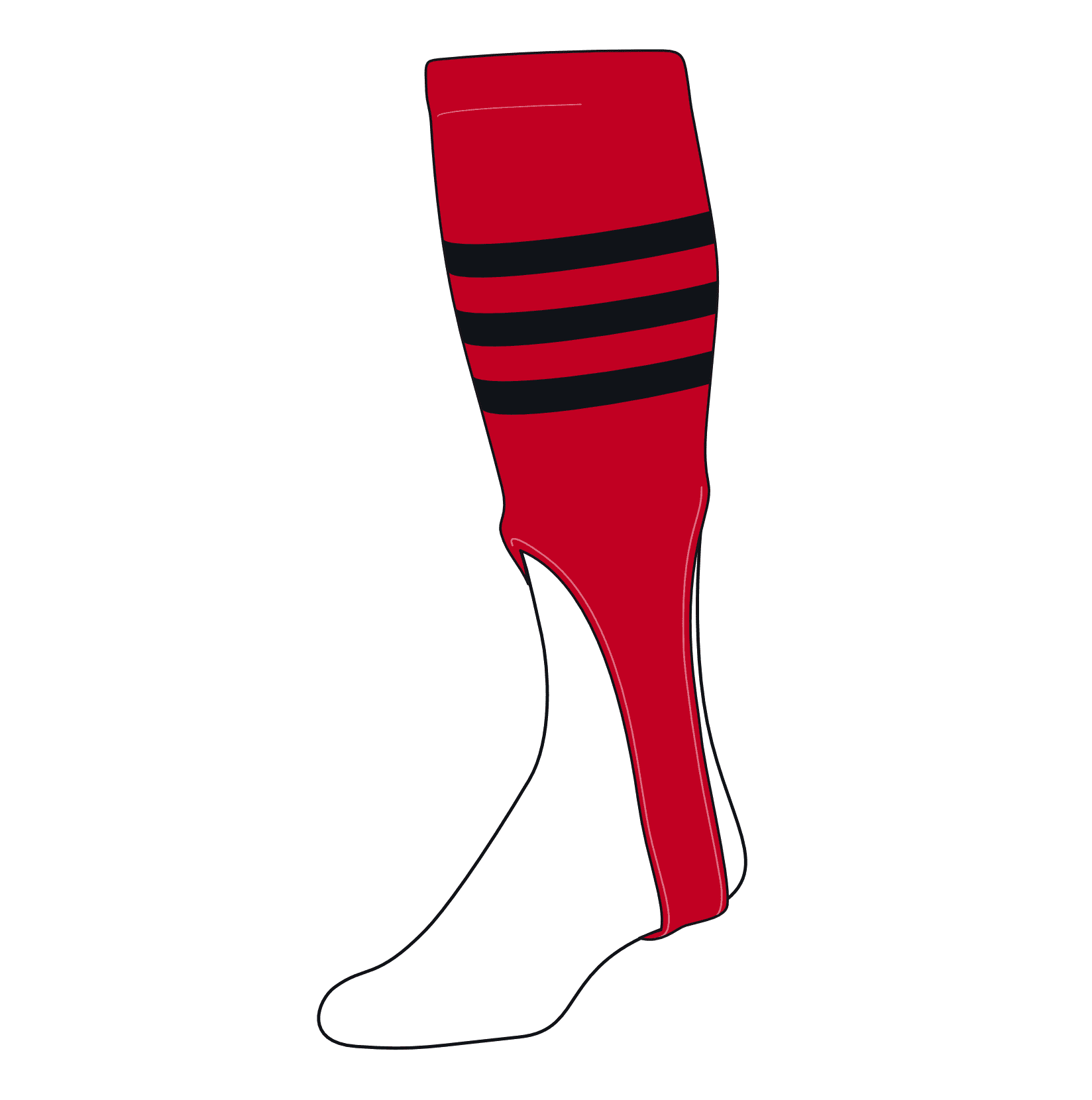Étriers De Baseball TCK Medium – Cardinal Et Blanc, Parfaits Pour Le Terrain !