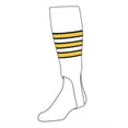thumbnail image 1 of TCK Baseball Stirrups Medium (200D, 5in) White, Navy, Gold, 1 of 3
