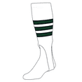 thumbnail image 1 of TCK Baseball Stirrups Medium (200D, 7in) White, Black, Dk Green, 1 of 3