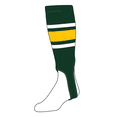 thumbnail image 1 of TCK Baseball Stirrups Medium (200E, 5in) Dk Green, White, Gold, 1 of 3
