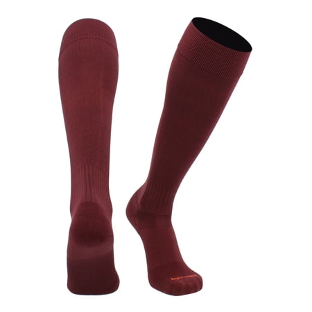 Champion Over the Calf Baseball Socks (Maroon, Medium)
