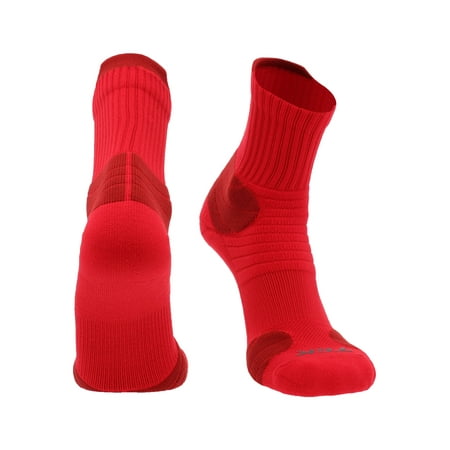TCK Crossover Quarter Socks - Scarlet