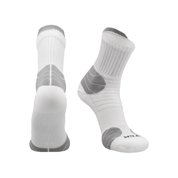 TCK Crossover Quarter Socks - White