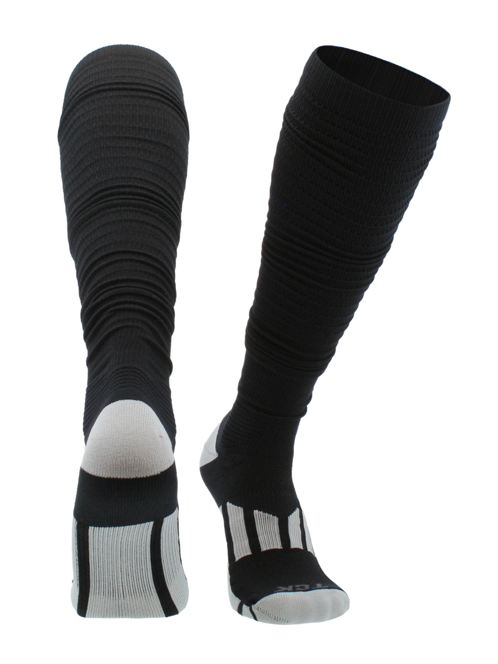 Black Football Scrunch Socks (Black, X-Large) - Walmart.com