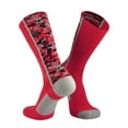 thumbnail image 1 of TCK Digital Camo Crew Socks - Scarlet Camo, 1 of 2
