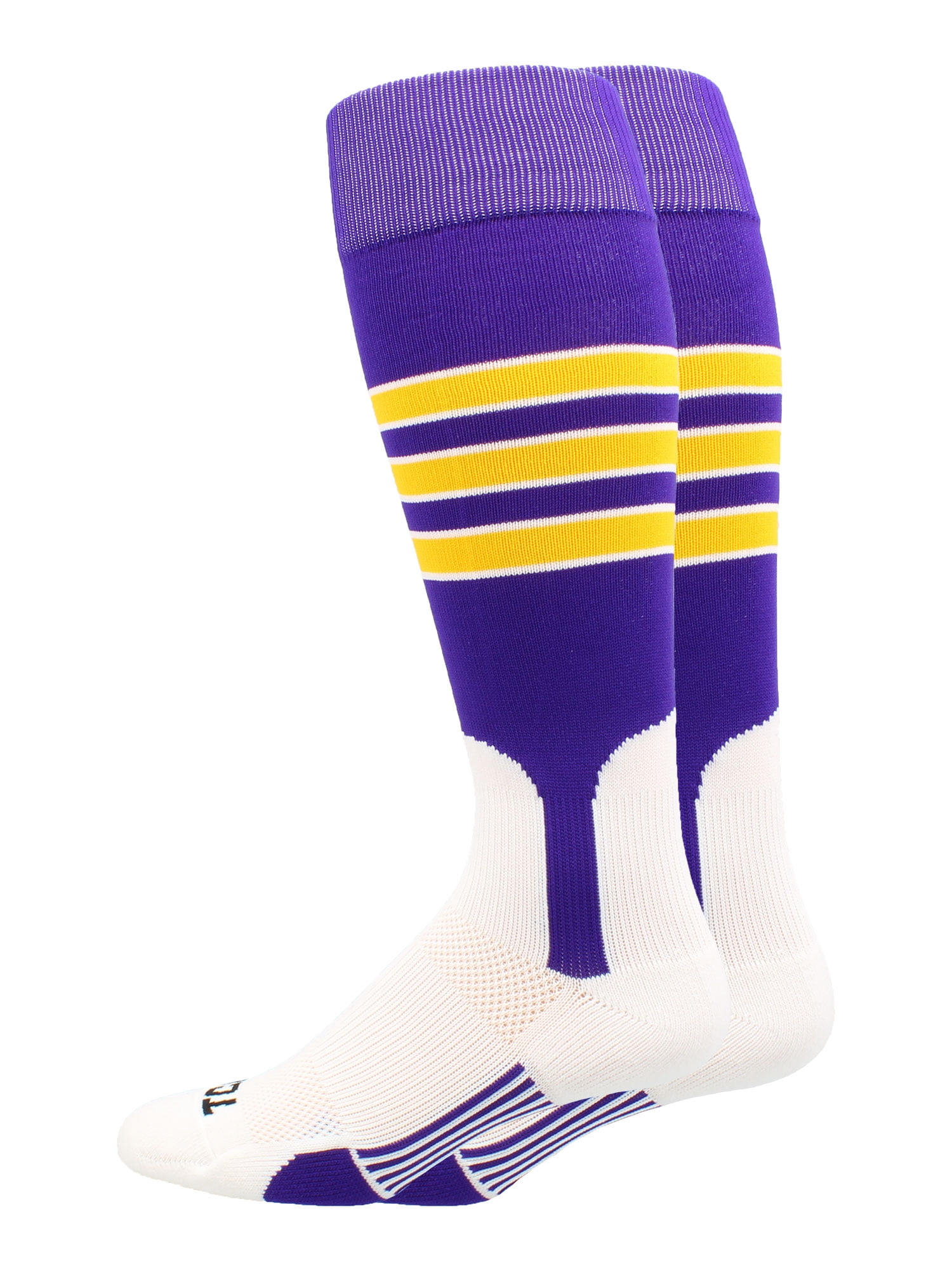 TCK Baseball Stirrup Socks with Stripes - Purple/White/Black, Large - Walmart.com TCK Baseball Stirrup Socks with Stripes - Purple/White/Black, Large - Walmart.com