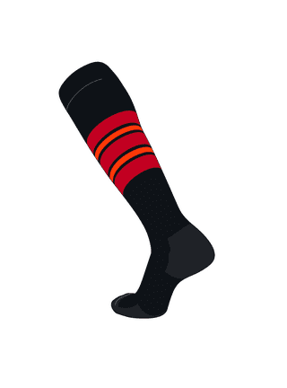  TCK Sports Louisville Cardinals Baseline 3.0 Crew Socks  (Black/Red/White, Small) : Sports & Outdoors
