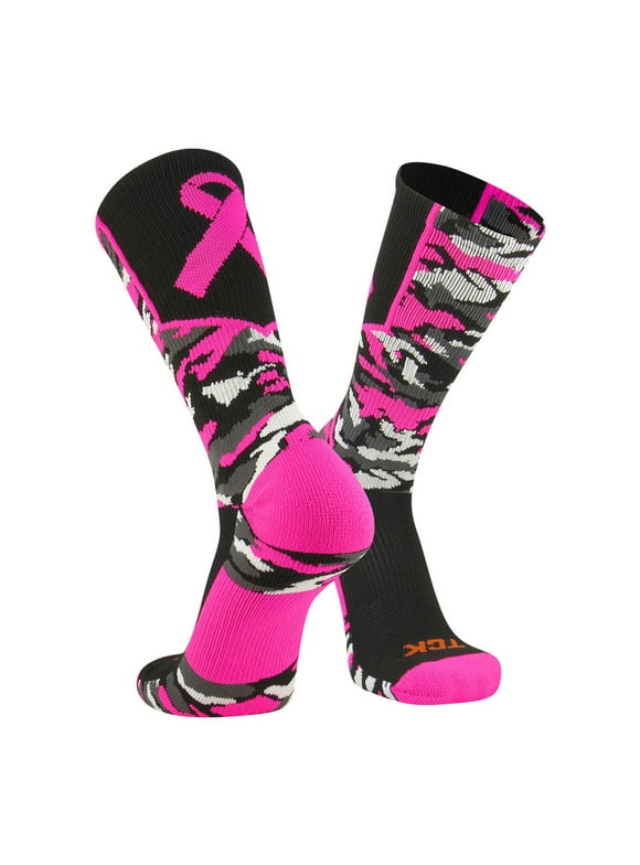 Pink Camo Football Socks