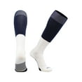 thumbnail image 1 of TCK Endzone Football 2-Color Socks - Navy White, 1 of 2