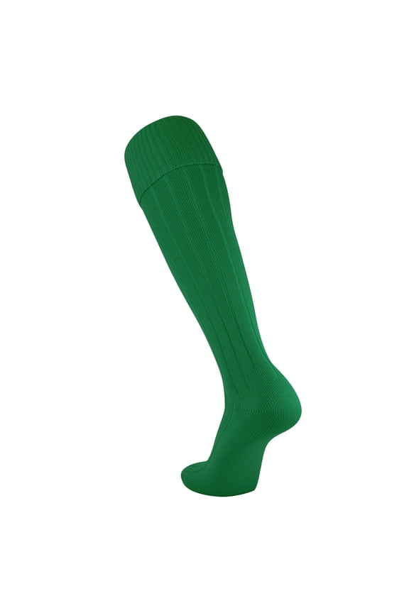 European Style Solid Soccer Socks in Nylon (L, Kelly Green)