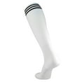 thumbnail image 1 of TCK Finale 3-Stripe Soccer Socks - White Black, 1 of 2