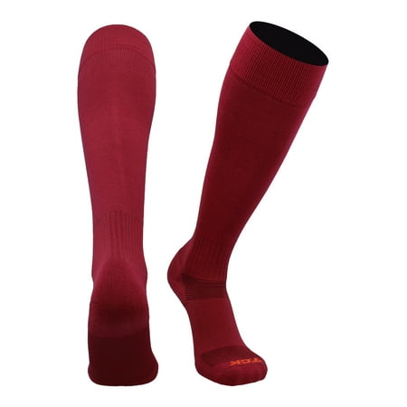 Finale Soccer Socks Men & Kids - Knee High Soccer Sock for Youth, Boys, Girls & Adults (Cardinal Red, Small)