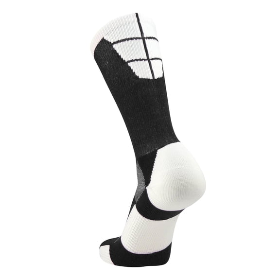 TCK Goalline 2.0 Football Socks (Black/White, Medium)