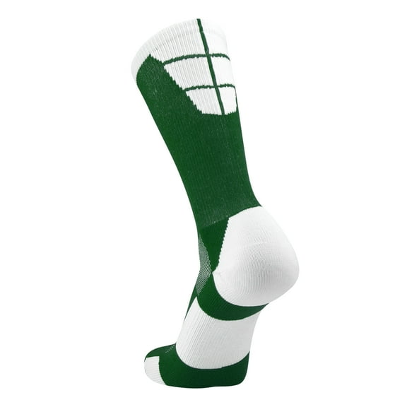 TCK Goalline 2.0 Football Socks (Dark Green/White, Medium)