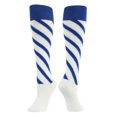 thumbnail image 1 of TCK Krazisox Candy Stripe Knee High Socks - Royal White, 1 of 2