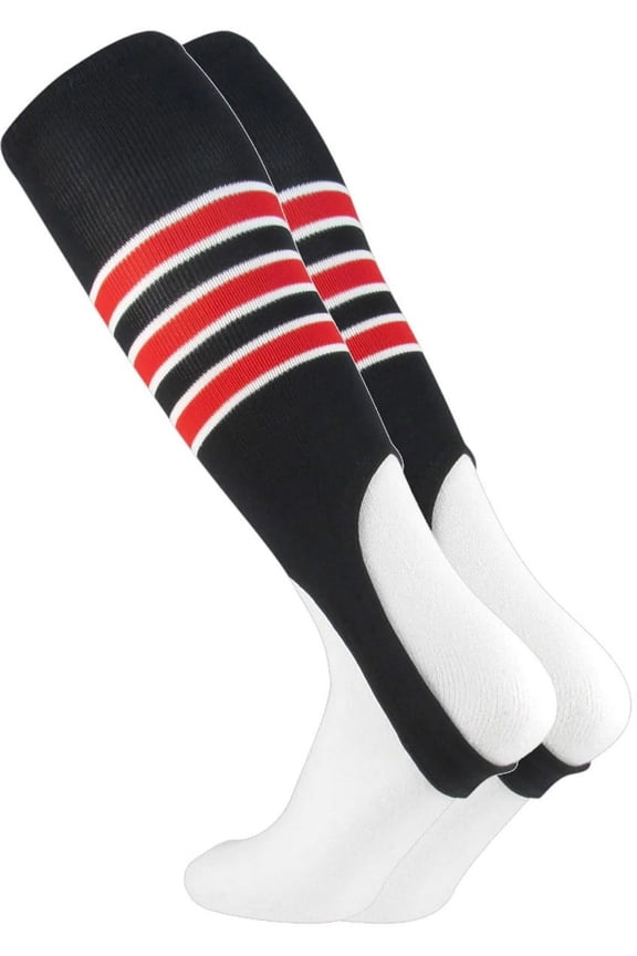 Striped Stirrup 7" Baseball Stirrup Sock Pattern D 300D