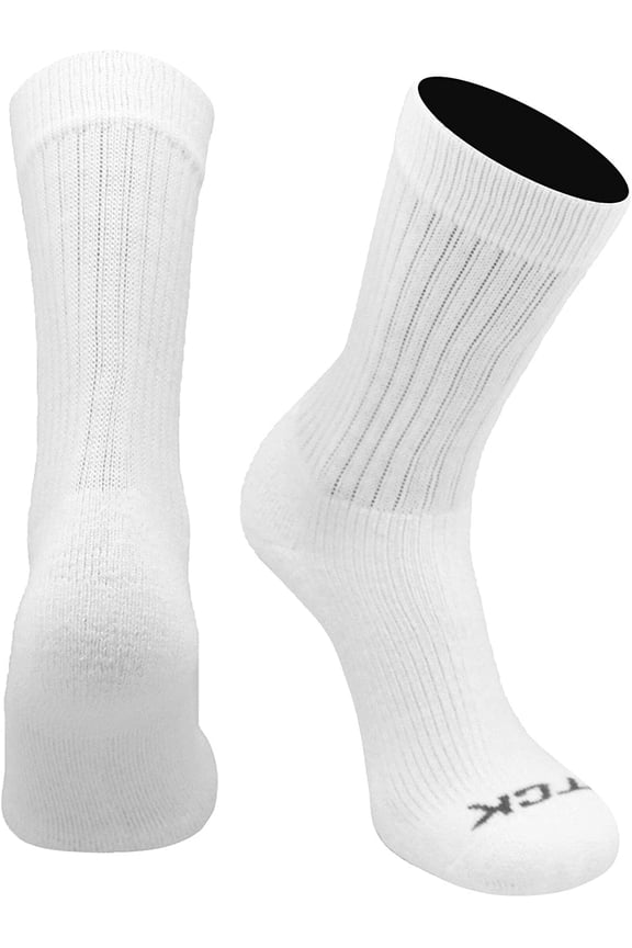 Reacs Acrylic Multisport Crew Socks (White, Large)