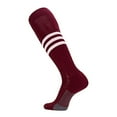 thumbnail image 1 of TCK Performance Baseball/Softball Socks (Maroon/White, Medium), 1 of 2