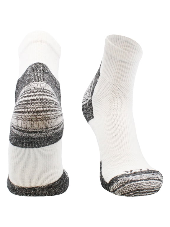 Pickleball Socks Quarter Length Socks - White