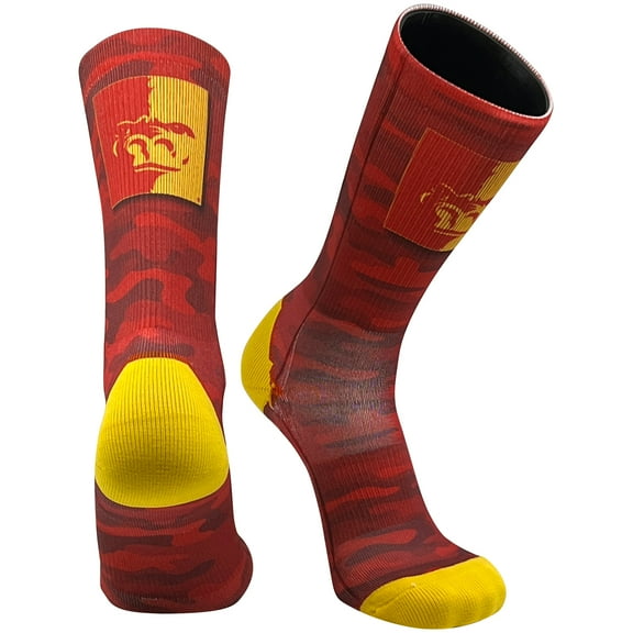 TCK Pittsburg State Gorillas Camo NCAA Licensed Crew Socks