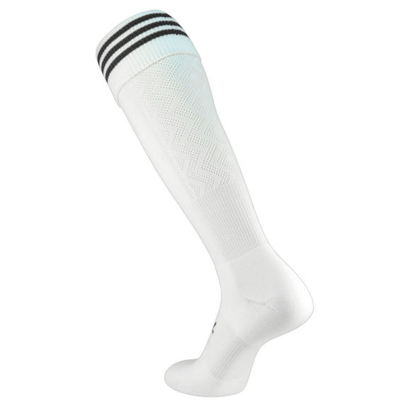 TCK Premier 3-Stripe Soccer Socks - White Black