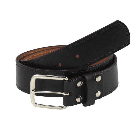 TCK Leather Sports Belt: Pro-Style Uniform Belt for Baseball & Softball (1.5") | Black, Size 40