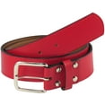 thumbnail image 1 of TCK Leather Sports Belt: Pro-Style Uniform Belt for Baseball & Softball (1.5") | Scarlet, Size 42, 1 of 2