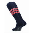 thumbnail image 1 of TCK Performance Baseball/Softball Socks Pattern D (Navy/White/Scarlet, Large), 1 of 2
