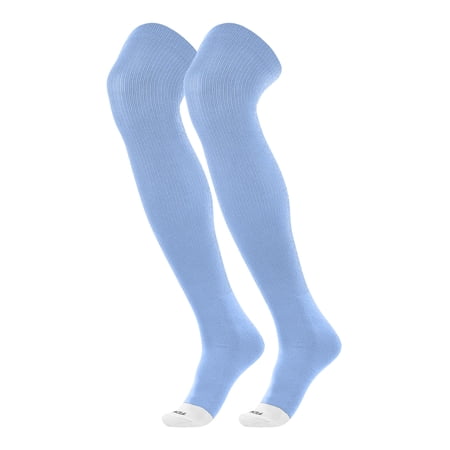TCK Prosport Performance Fit Over the Knee Baseball & Softball Socks – Columbia Blue, Large