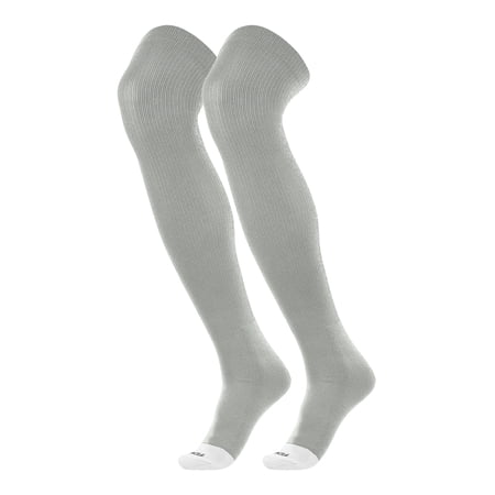TCK Prosport Performance Fit Over the Knee Baseball & Softball Socks – Grey, Large