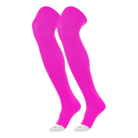 TCK Prosport Performance Fit Over the Knee Baseball & Softball Socks – Hot Pink, Small