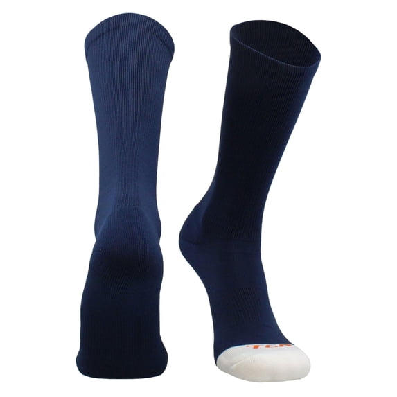 TCK Prosport Athletic Crew Socks - Navy Blue, Small (1 Pair)