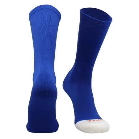 TCK Prosport Athletic Crew Socks - Royal Blue, Small (1 Pair)