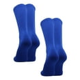 thumbnail image 1 of TCK Prosport Crew Athletic Socks (2 Pairs-Royal, Small), 1 of 2