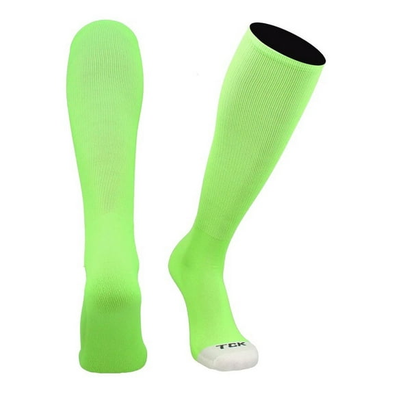 TCK Prosport Performance Tube Socks (Neon Green, Medium)