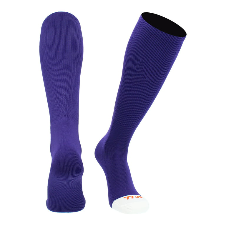 TCK Prosport Performance Tube Socks (Purple, Large)