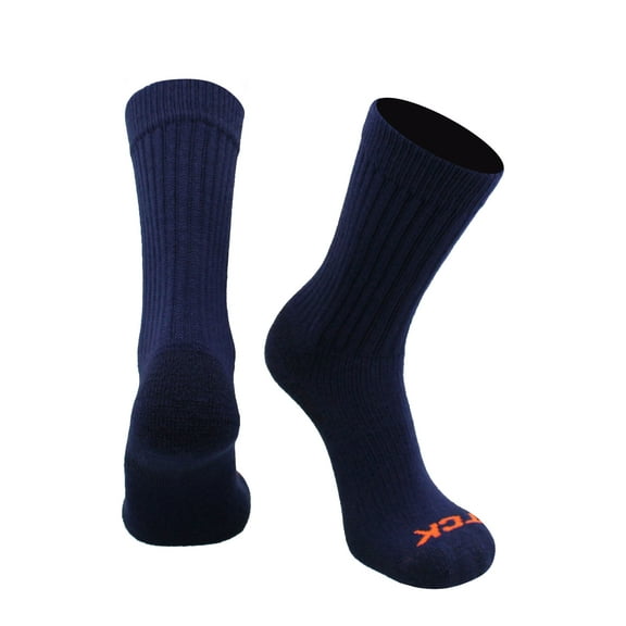 TCK Reacs Acrylic Multisport Crew Socks (Navy, Large)