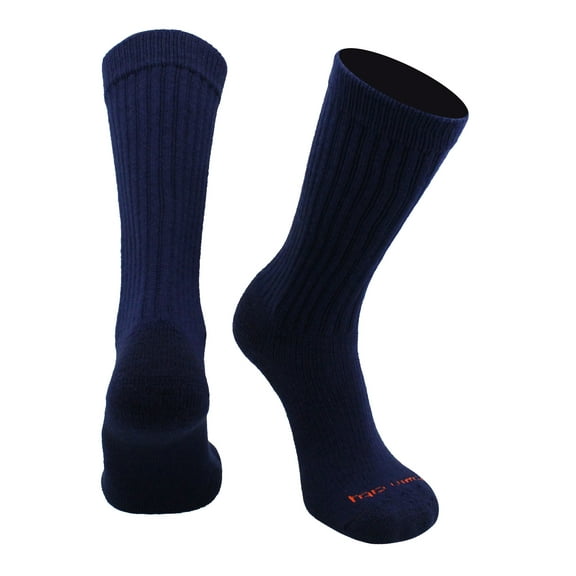TCK Reacs Extended Crew Socks (Navy, Large)